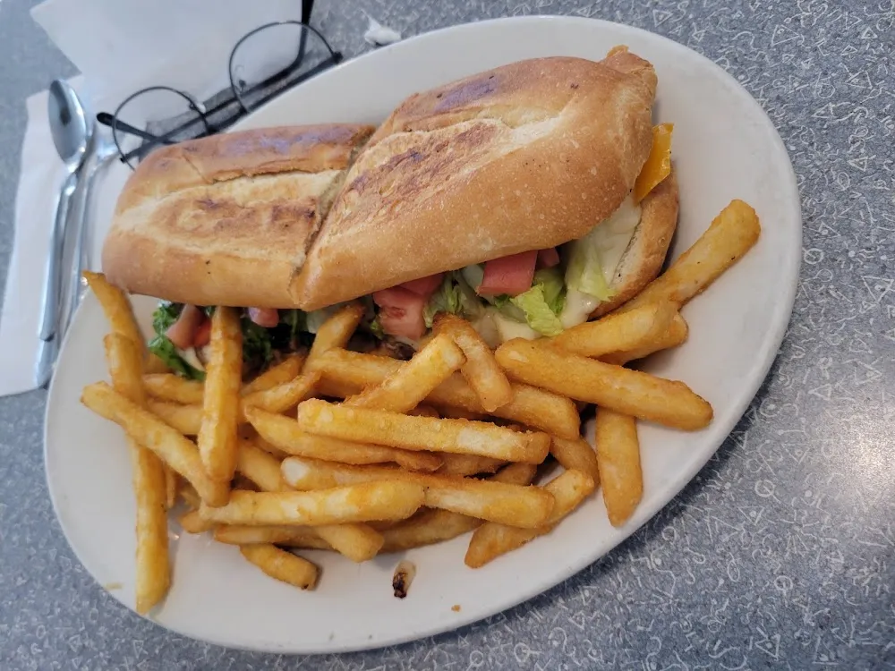 Steak Hoagie and Fries